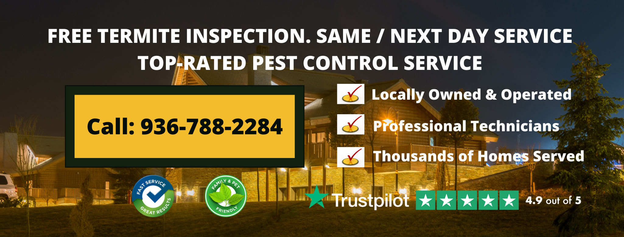 Pest & Termite Control Conroe, Montgomery County, TX